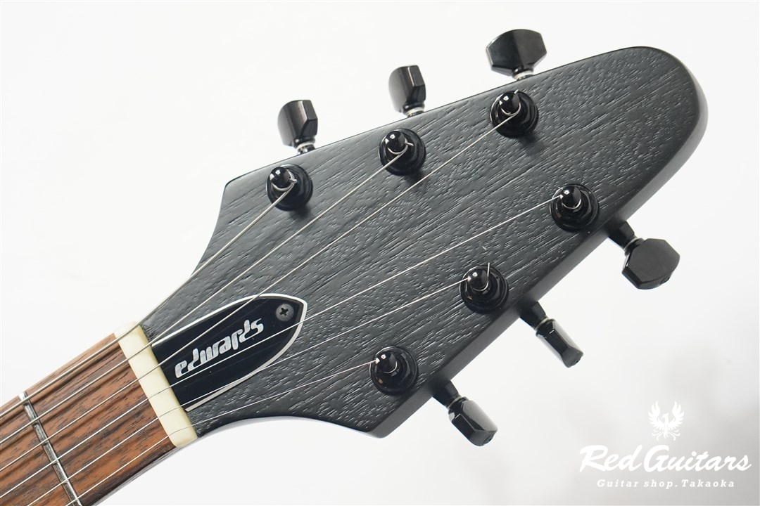 EDWARDS E-FV-125D - Satin Cloudy Black | Red Guitars Online Store